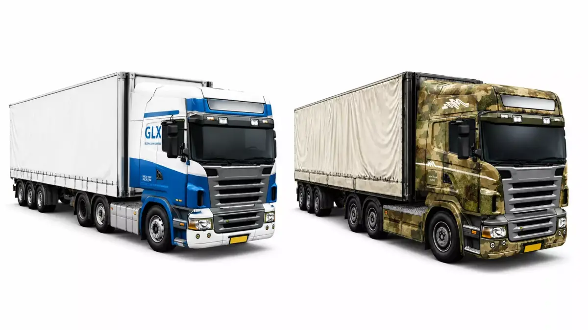Semi transport  Truck with Trailer 3D Model 3D Model Pack