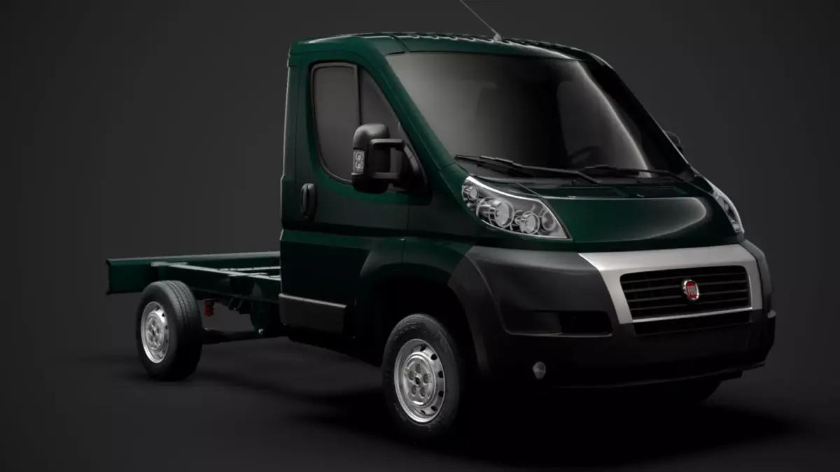 Fiat Ducato Chassis Truck Single Cab 3000WB 2014 3D model
