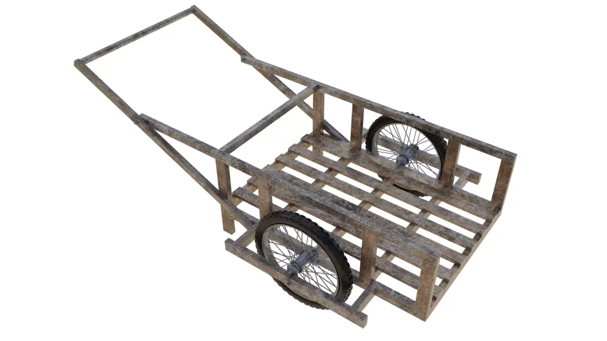 Thai Trolley 3D model