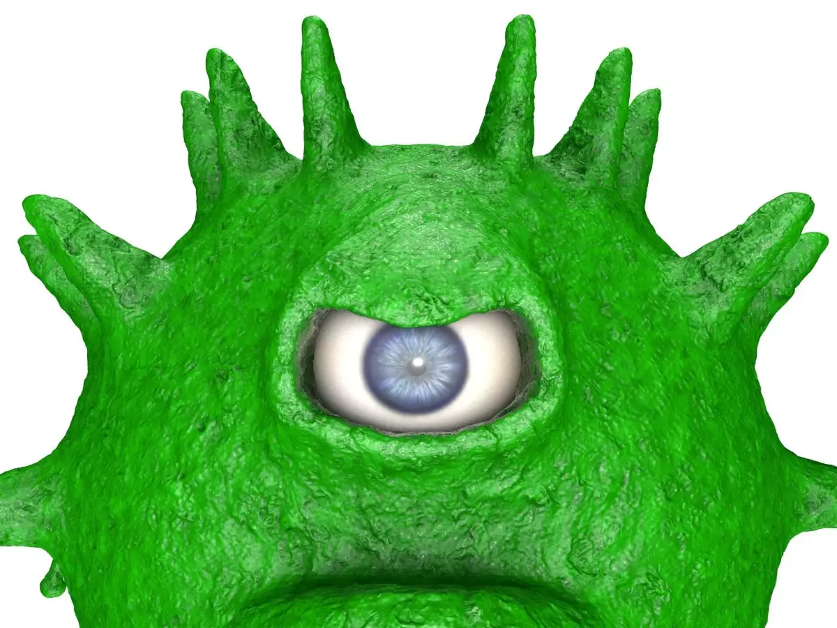 One-eyed tadpole model 3D model