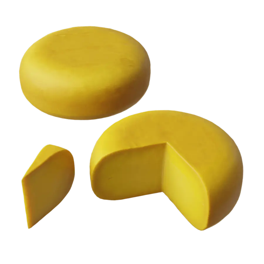  Gouda Cheese Wedges Food Model  purchase