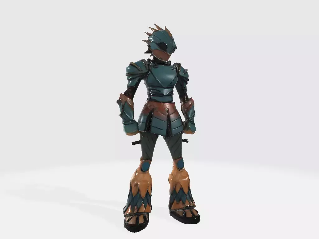 How to Train Your Dragon Astrid Pose Armor 02 3D print model