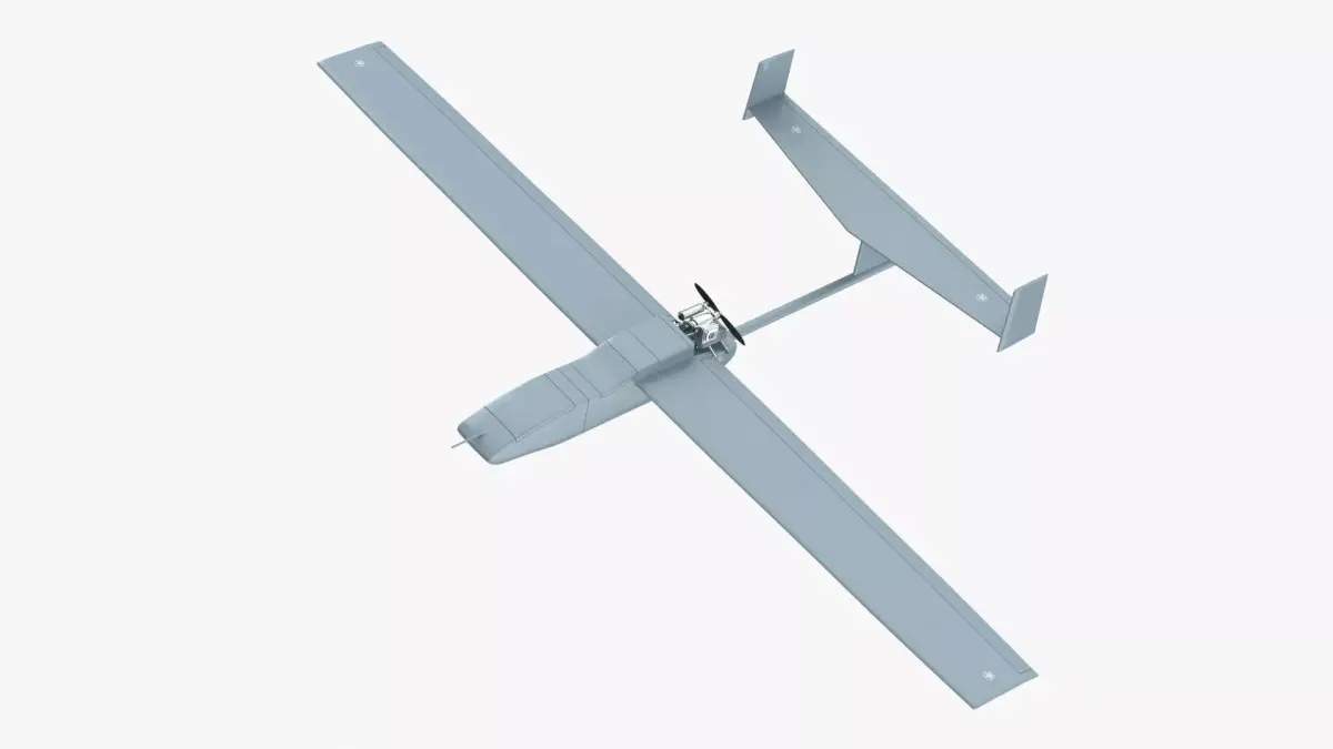 Granat 4 Tactical Reconnaissance UAV 3D model