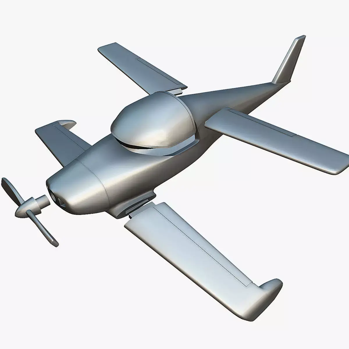 Rutan Model 54 Quickie Q2 - 3D Printable Model 3D print model