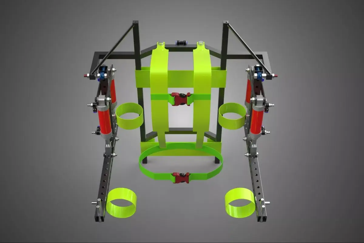 ERGONOMIC POWER ASSIST SYSTEM ARM HAND EXOSKELETON SUIT LIFTER 3D model