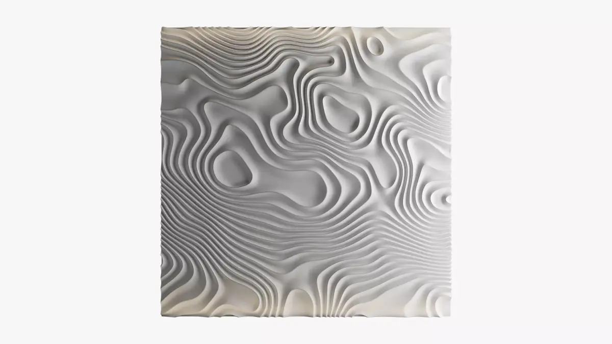 wave wall 20 3D model