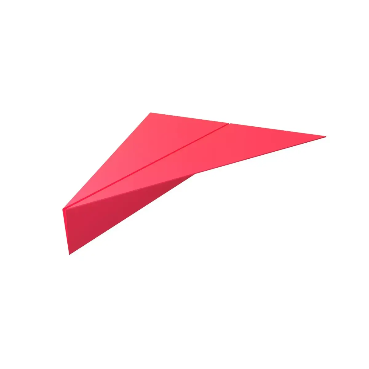 Paper Plane v4 002 Low-poly 3D model