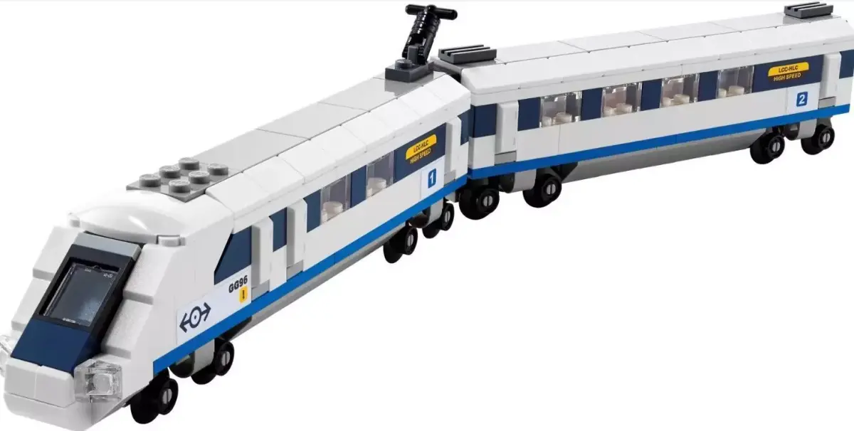 PixelBricks3D - LEGO High-Speed Train  3D print model