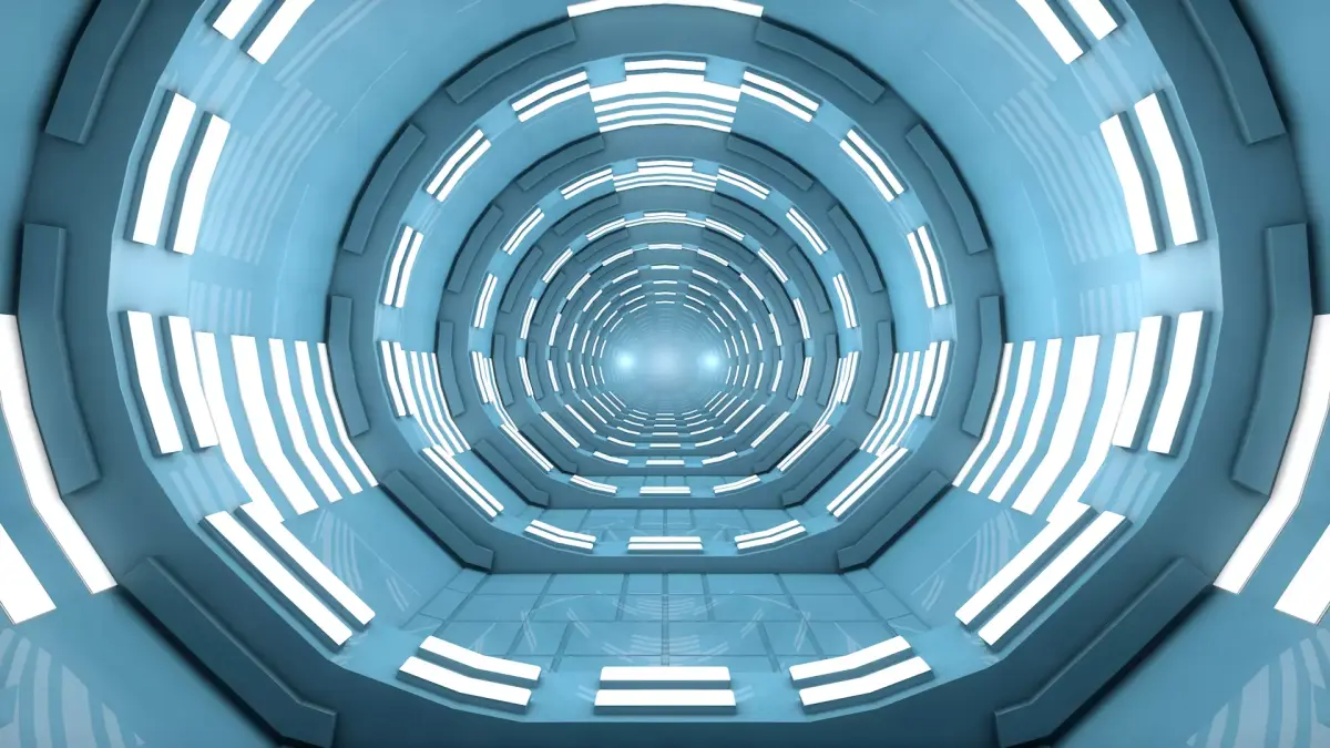 Sci Fi Tunnel 3D model 57