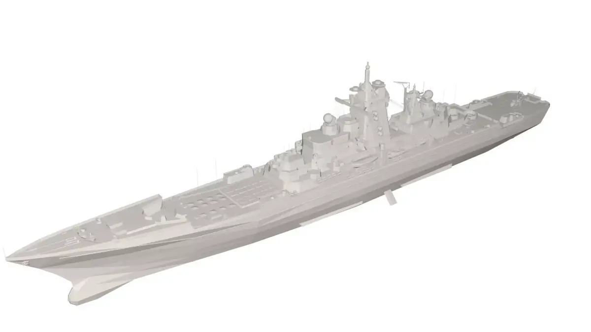 Military Ship 3D model 4