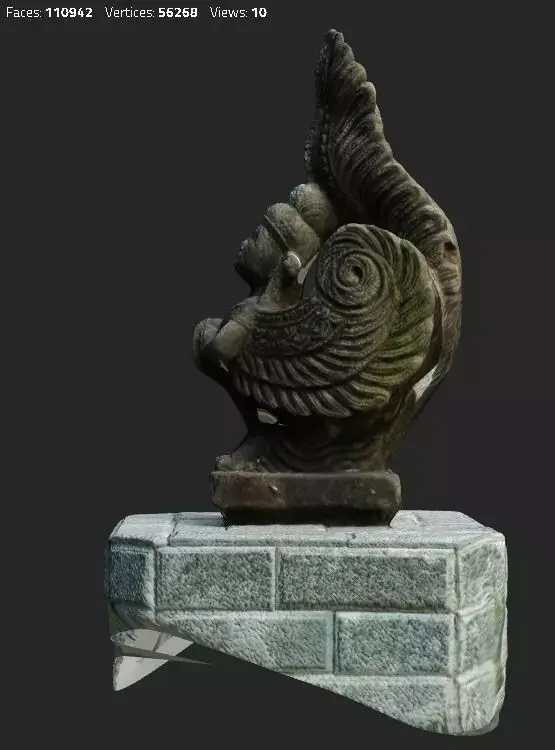 Vietnamese Harpy status 3D model