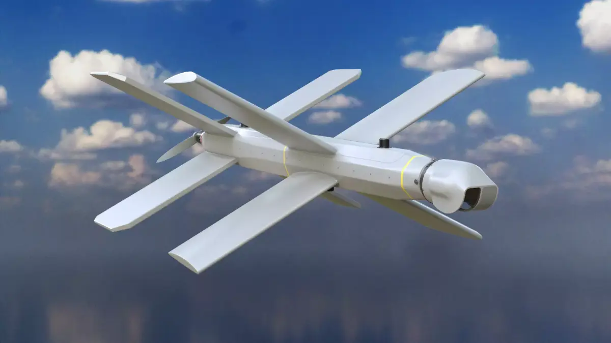 Lancet Drone Low-poly 3D model