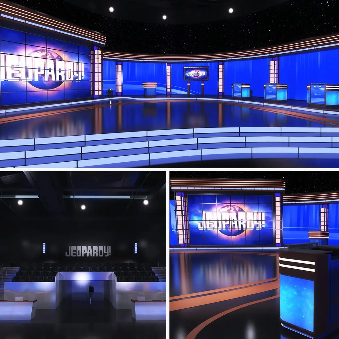 TV Game Show - Jeoprady 3D model