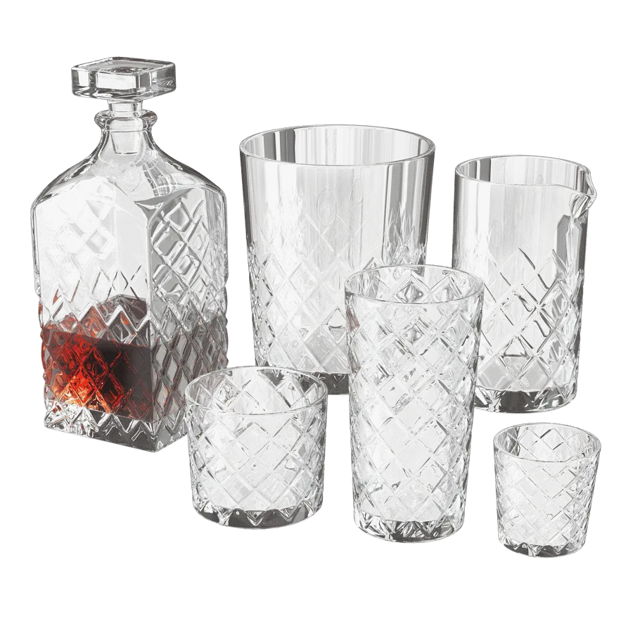  Crystal Whiskey Glasses Set Model  purchase