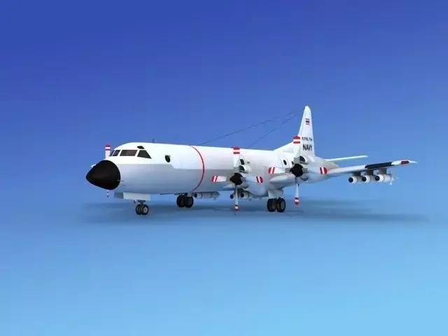 Lockheed P-3 Orion Thailand 3D model