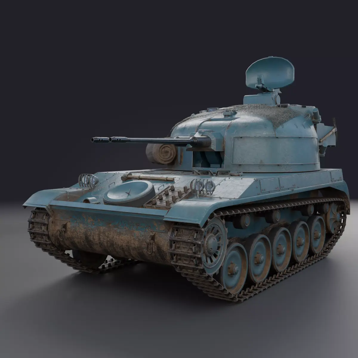AMX-13 DCA PBR Model 3D model