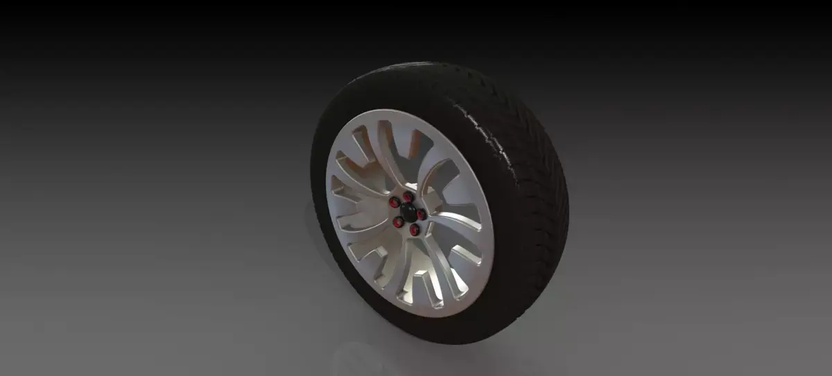 Car Wheel SUV 3D model