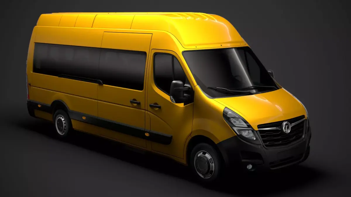Vauxhall Movano L4H3 MiniBus 2020 3D model