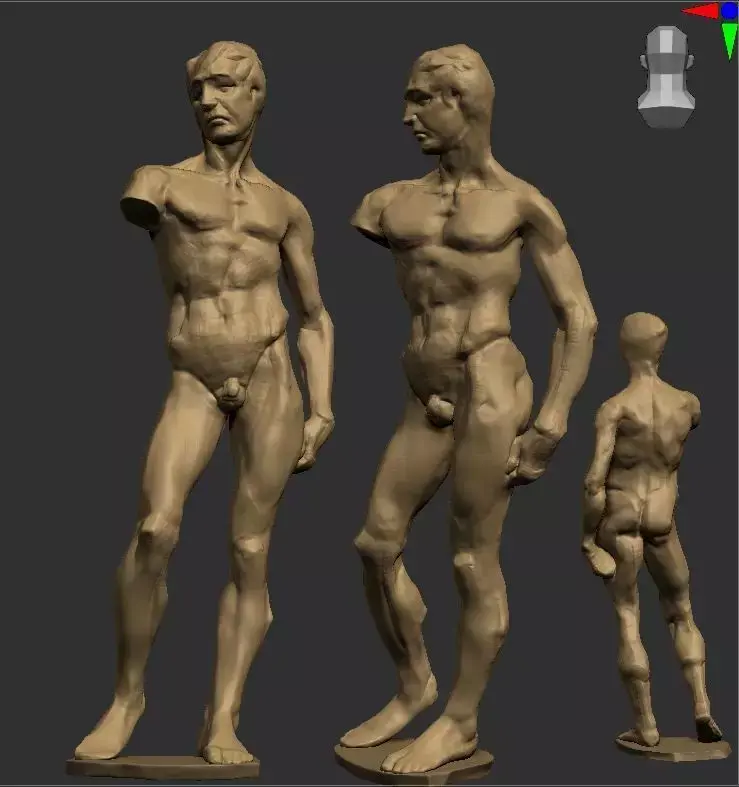 Free Man Sculpture Free 3D print model