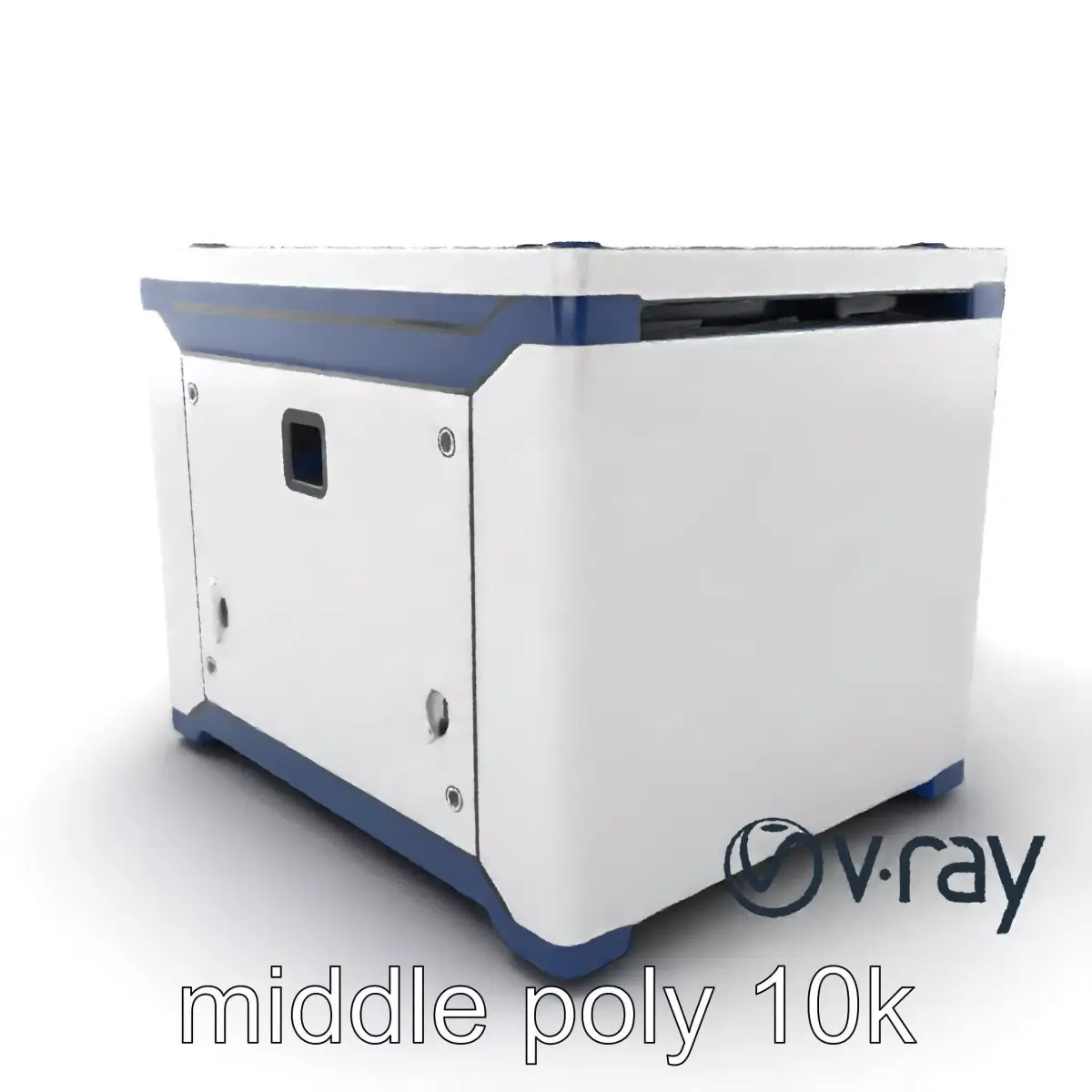 Modular Storage Box Flexible System model pack Low-poly 3D model