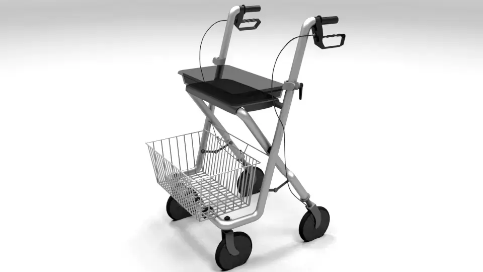 MEDICAL WALKING AID 3D model