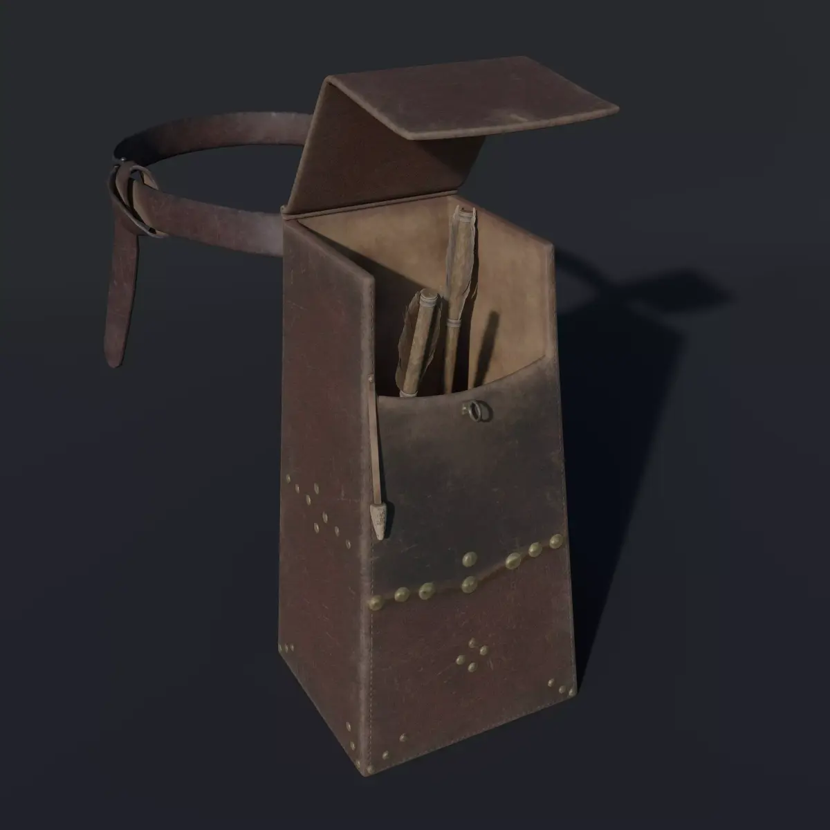 Carcaj - Aljaba Low-poly 3D model
