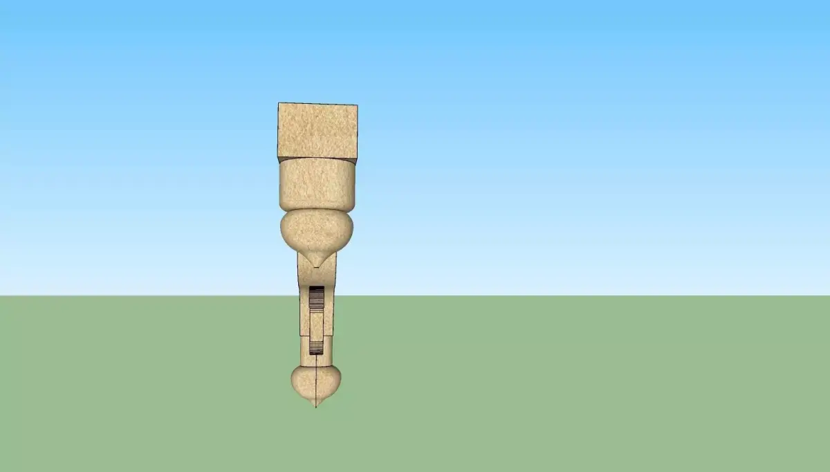 indian jodhpuri stone bracket 3d modal  Low-poly 3D model