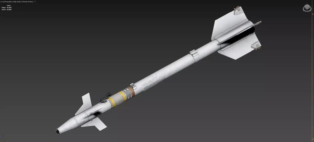 AIM-9P 3D model