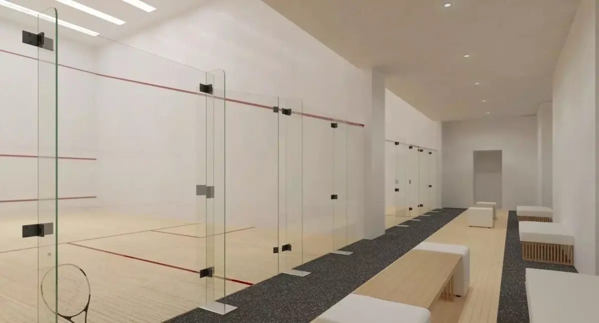 Double Squash Court 3D model