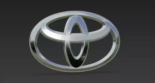 Toyota 3D Logo Model 3D model