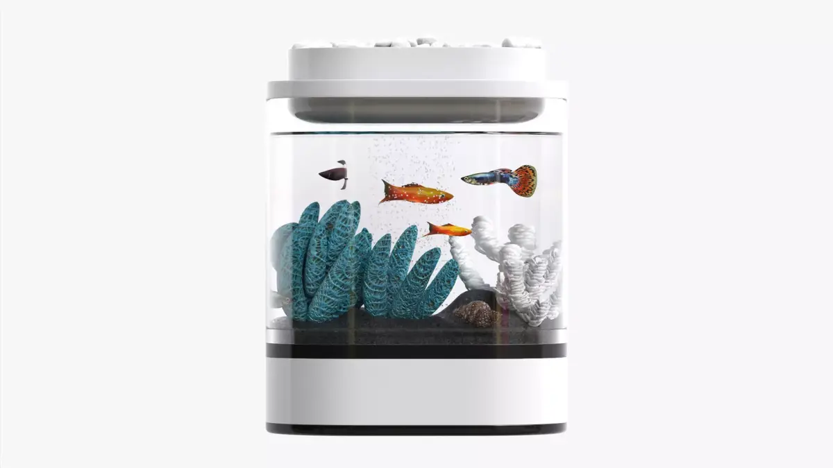 Xiaomi Geometry Mini Lazy Fish Tank 3D model