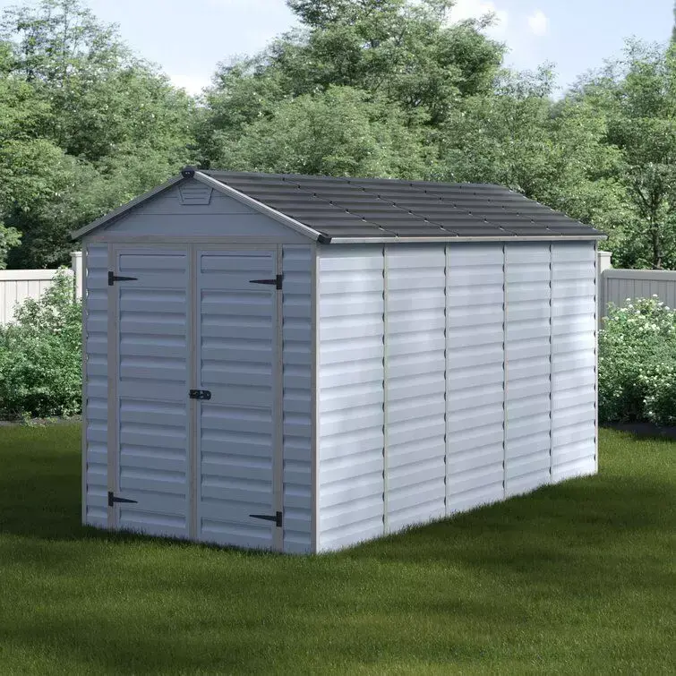 Skylight Plastic Garden Shed 3D model