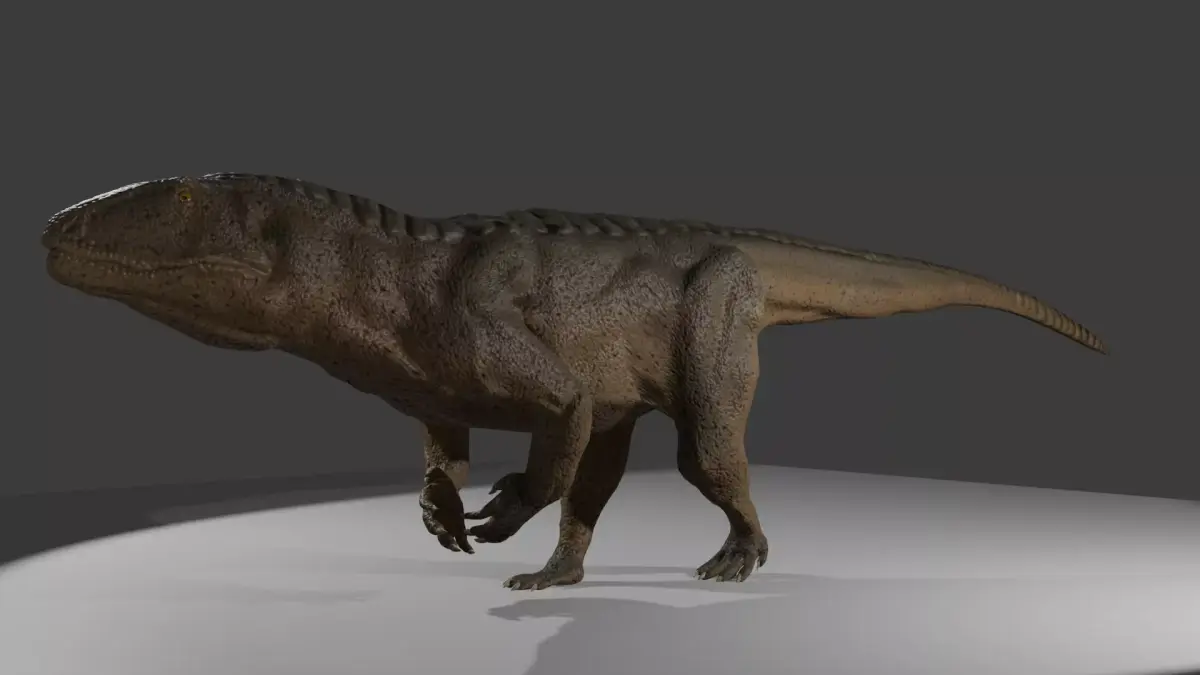 Postosuchus Low-poly 3D model
