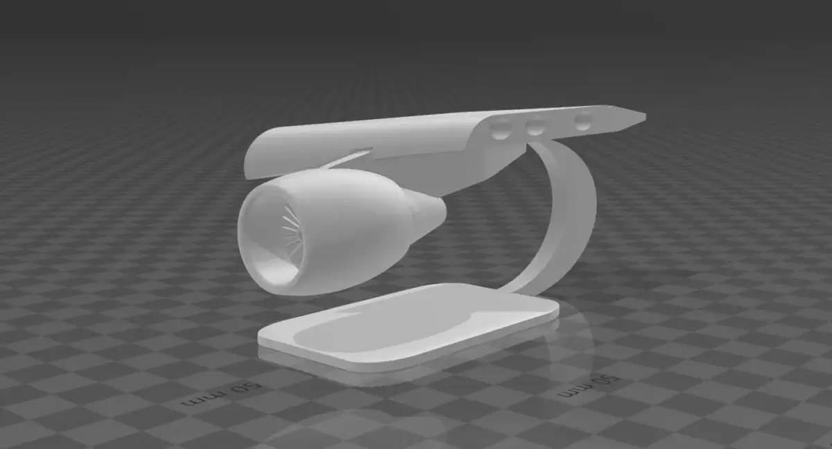 Decorative wing airplane Free 3D print model