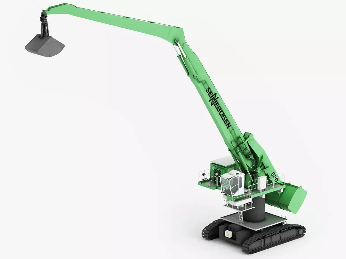 SENNEBOGEN 880 EQ Crawler Low-poly 3D model