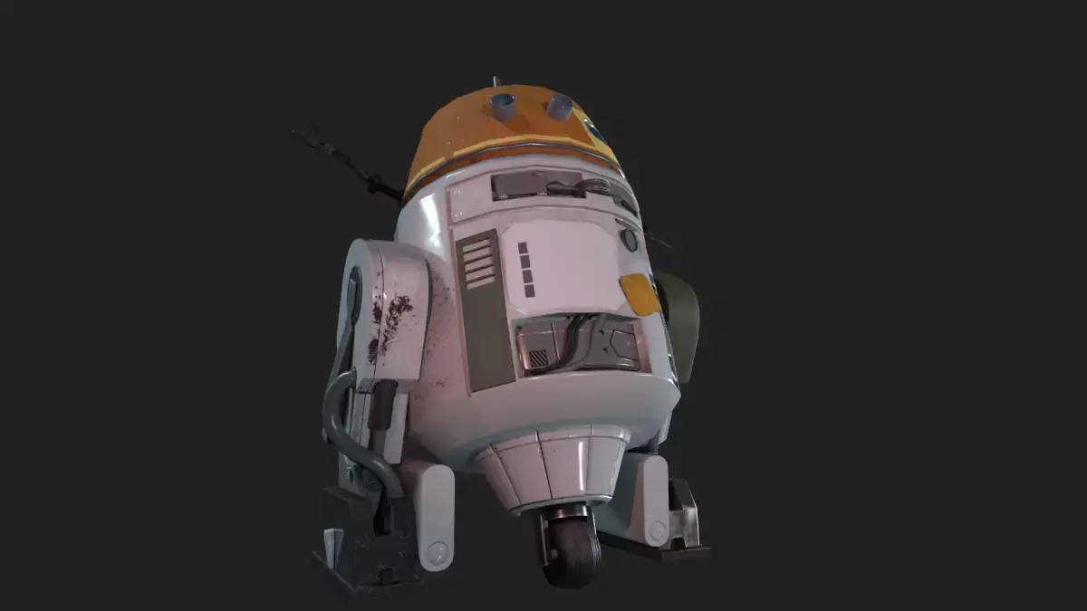 C1-10P AKA Chopper Low-poly 3D model