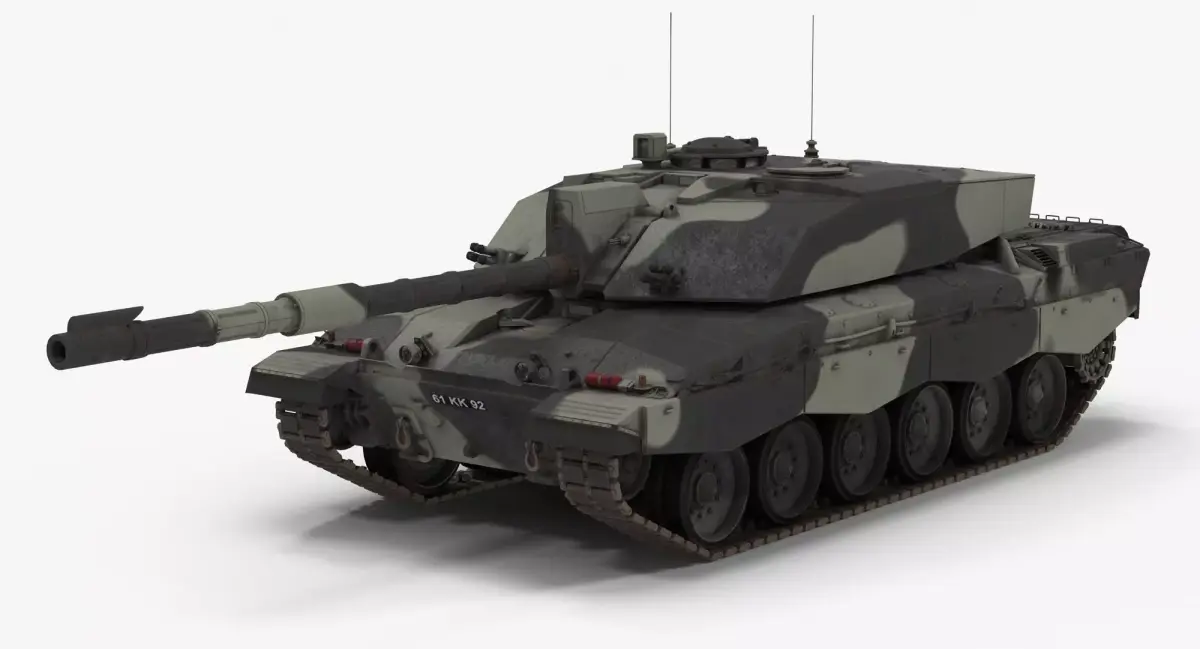 FV 4034 Challenger 2 Low-poly 3D model