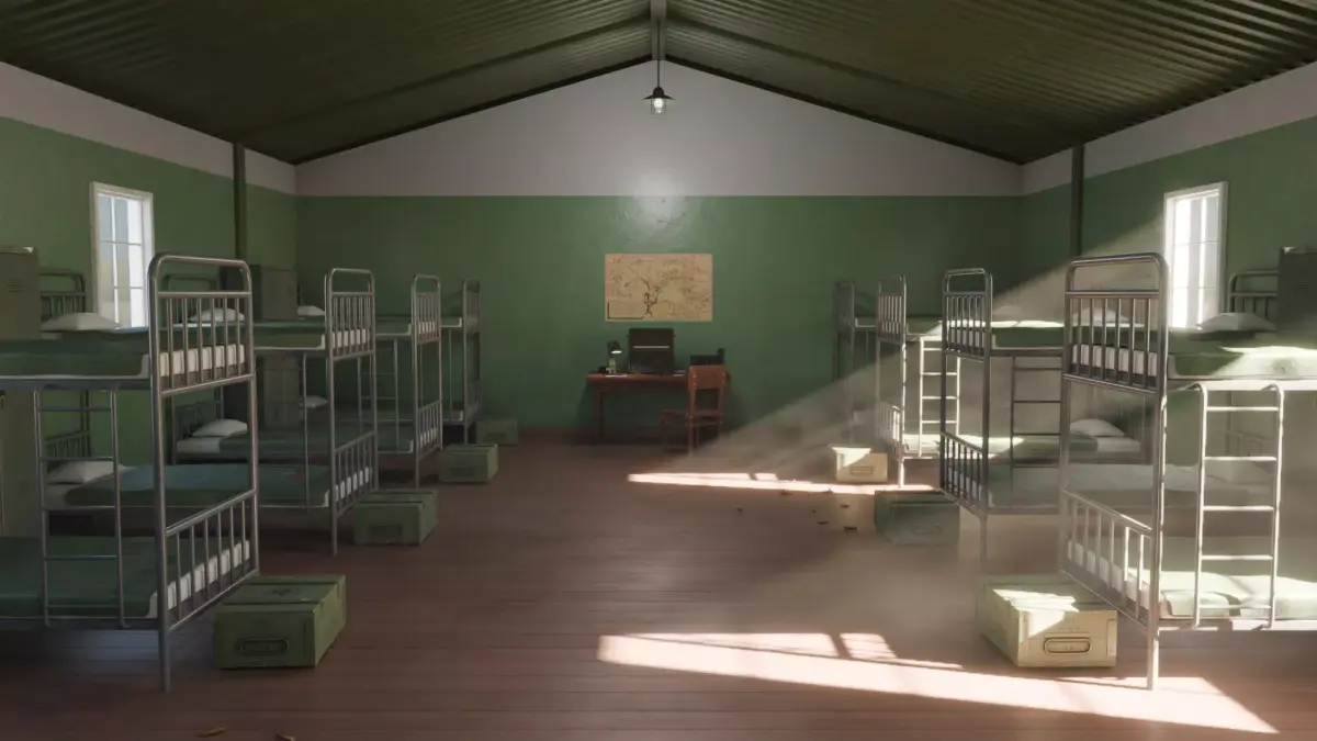 Military Barrack 3D model