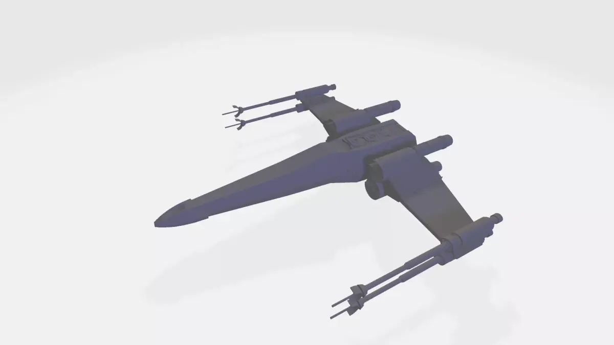 Star Wars - X Fighter 3D model