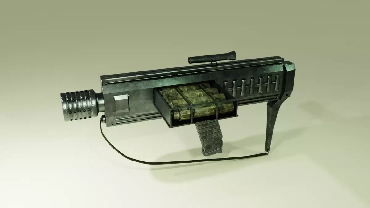 Grenade Launcher 3D model 2