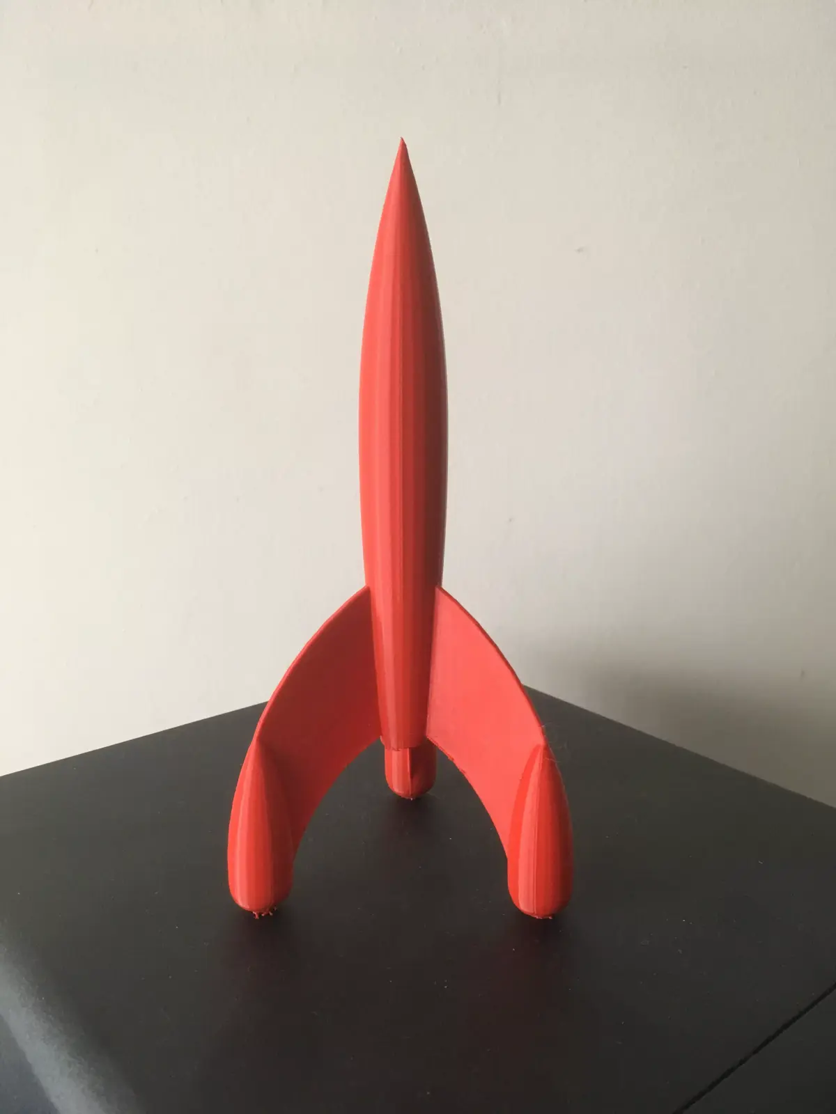 Kuifje - Tintin Rocket one piece print 3D model