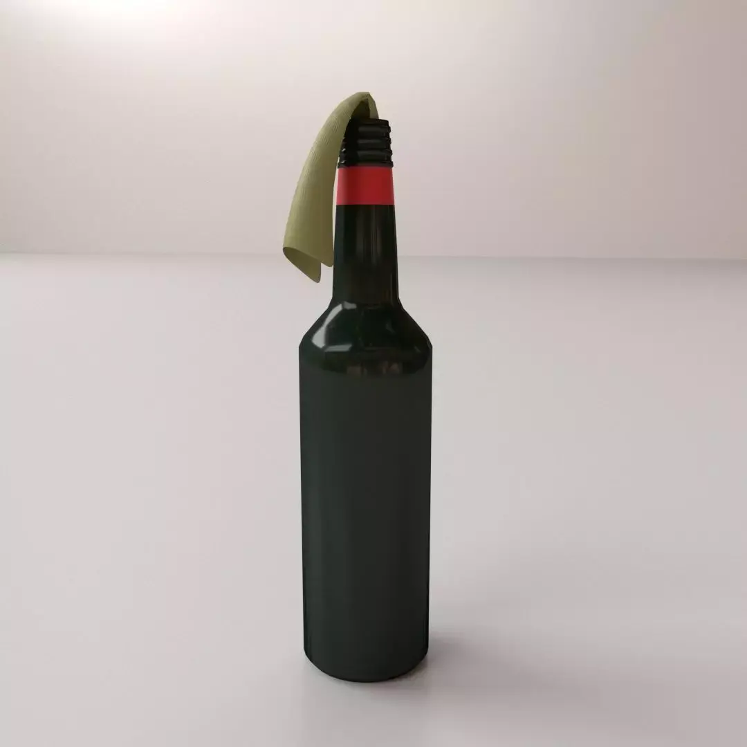 Molotov Cocktail 3D model