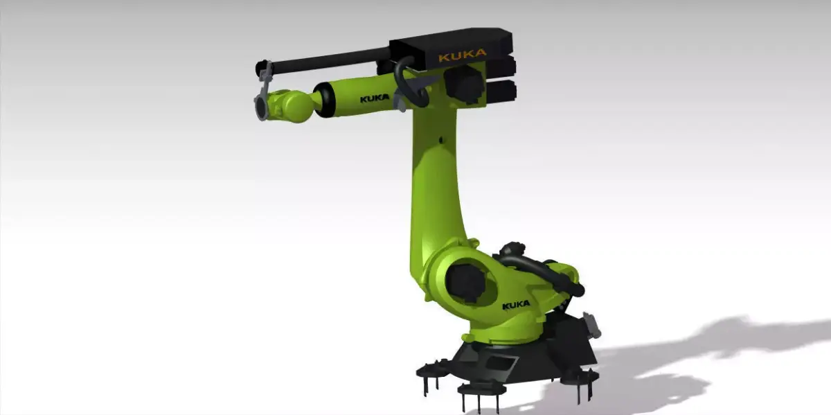 arm Robot KUKA KR120 2900 3D model