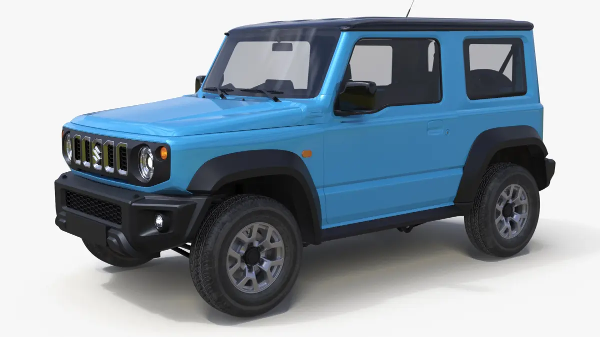 Suzuki Jimny 2025 Three Door SUV Blue 3D model