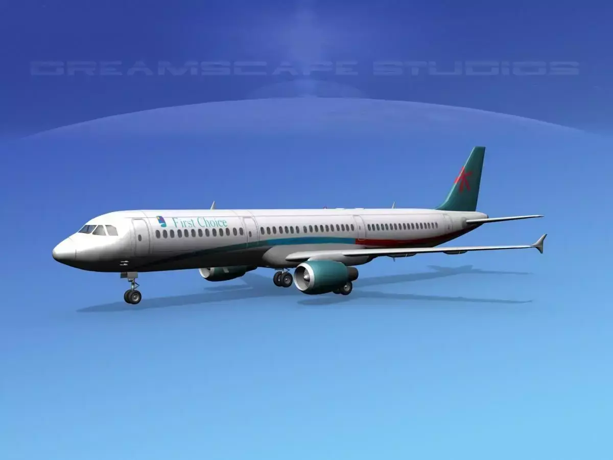 Airbus A321 First Choice 3D model