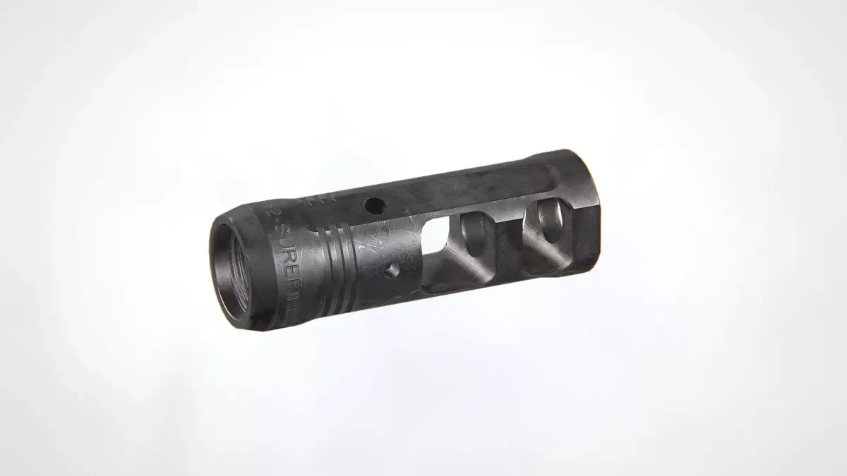 PROCOMP-762 Muzzle Brake Low-poly 3D model