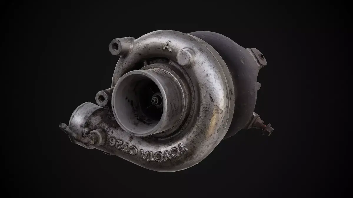 Turbocharger 7MGTE CT26 - Photogrammetry 3D model