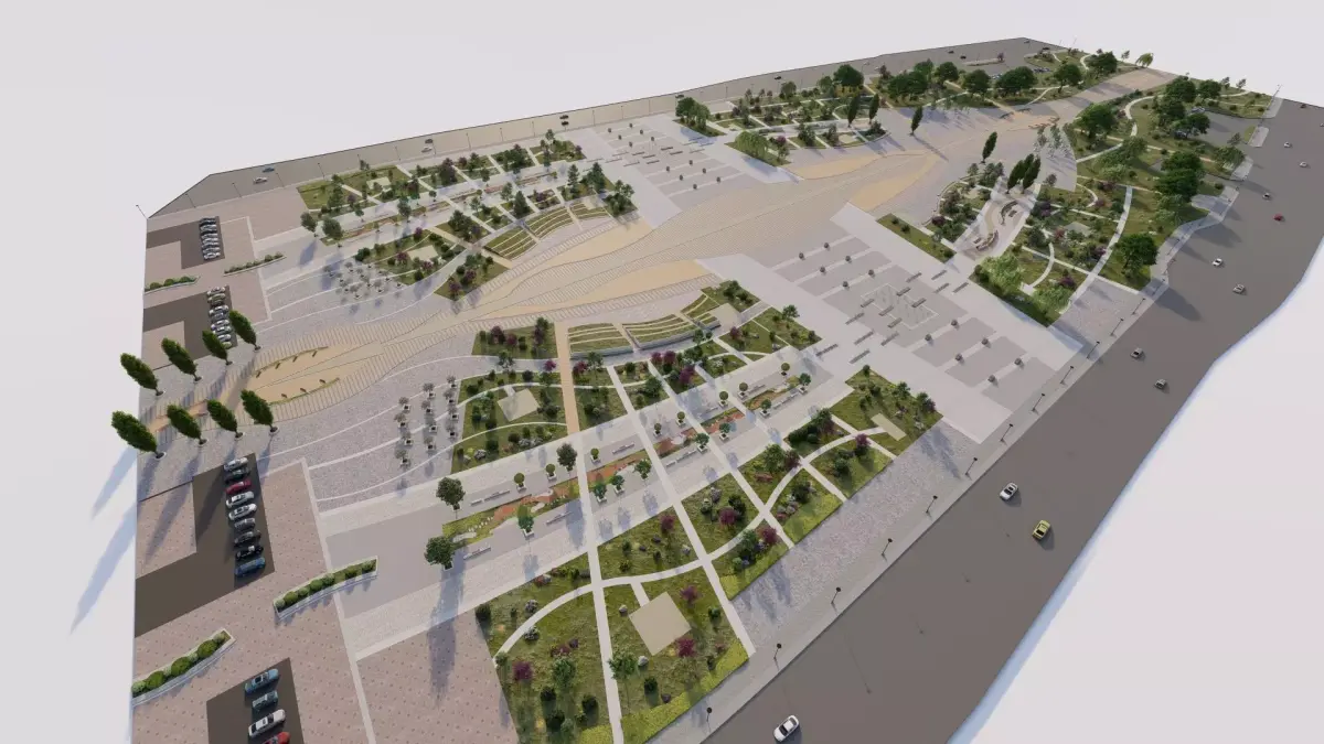 park-public park-Private Park Landscape Urban 3D model order