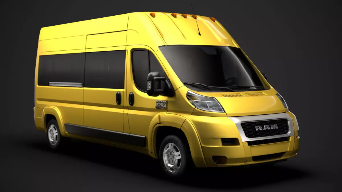 Ram Promaster Window Van 3500 H3 159WB 2020 3D model