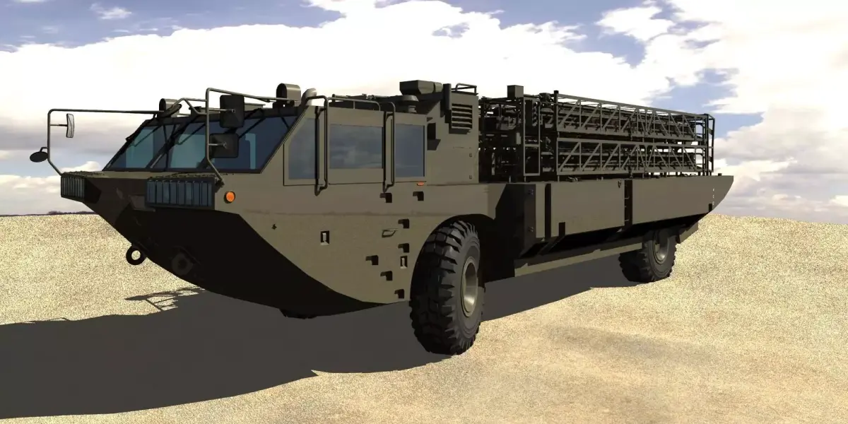 JGSDF Type94 Beach Minelayer Vehicle 3D model